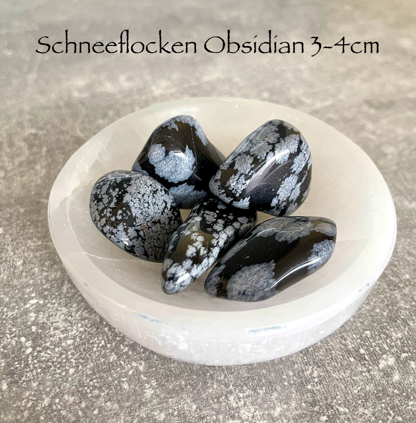 Schneeflockenobsidian Obsidian ca. 3-4 cm