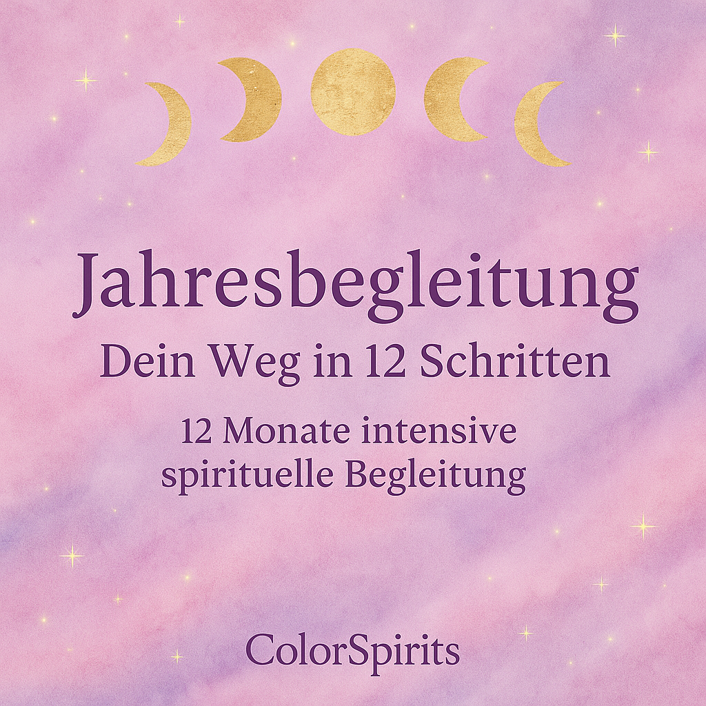 Abo 4 Intensive Jahresbegleitung – Dein Weg in 12 Schritten