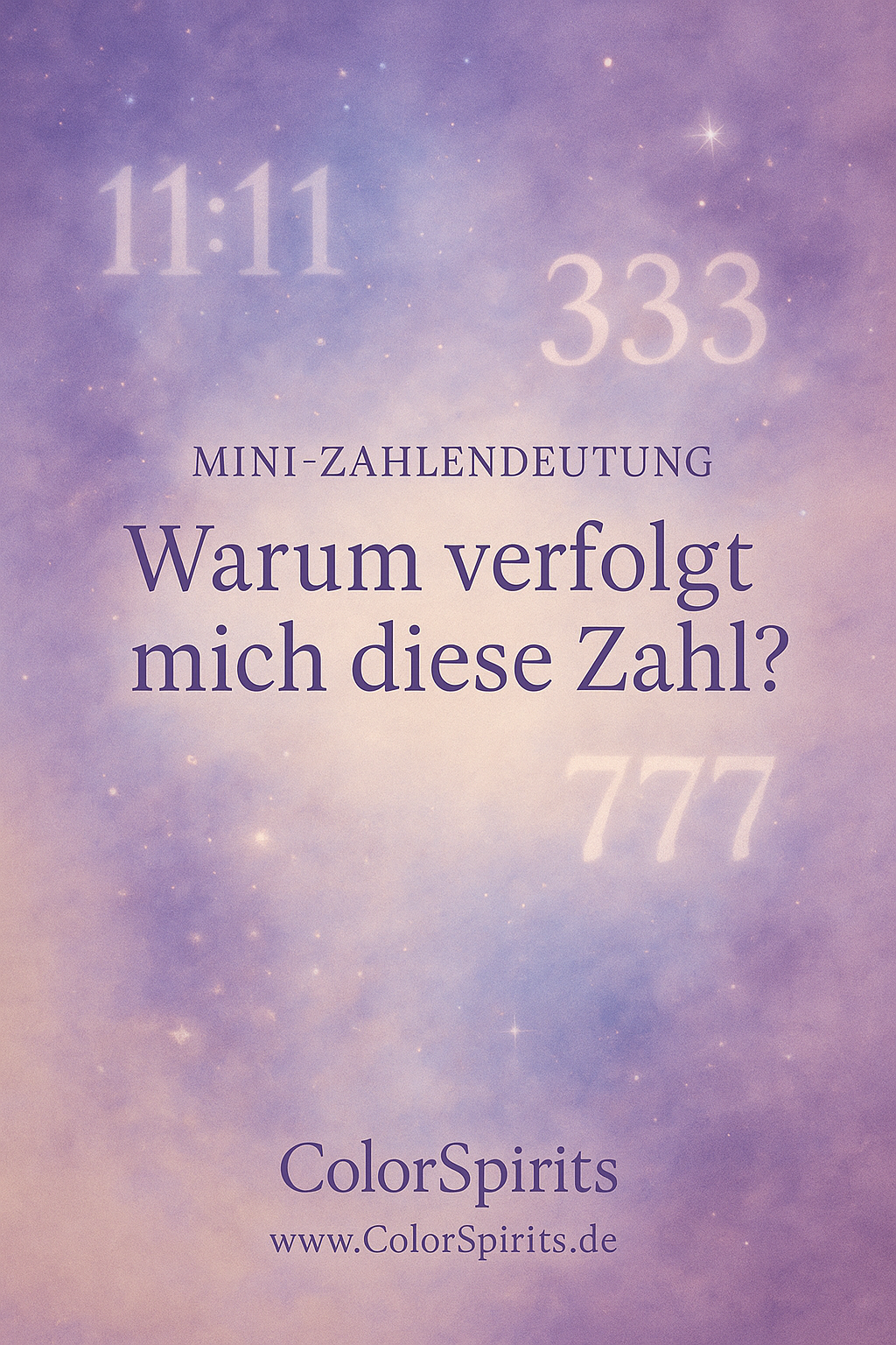 Mini-Zahlendeutung – Warum verfolgt mich diese Zahl?