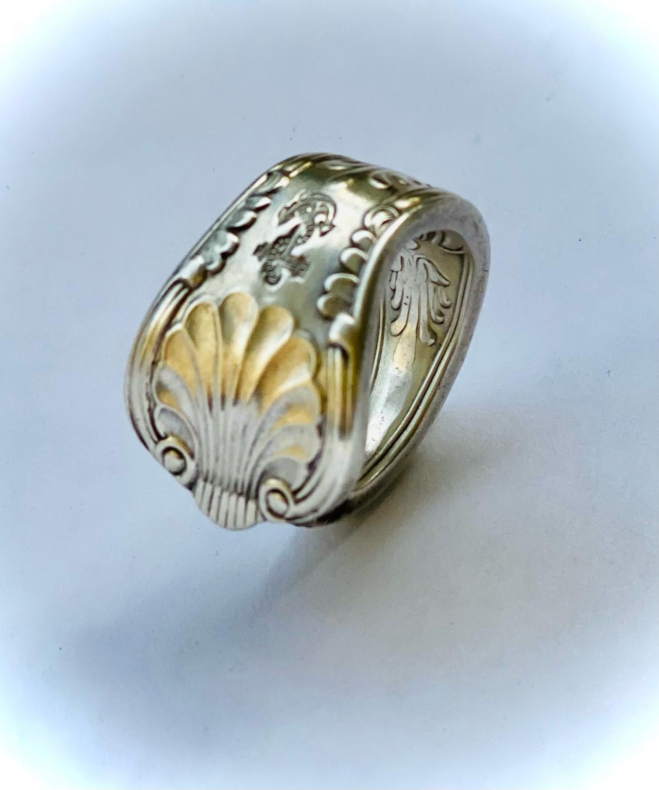 Silberring „Arielle“ echt Silber Besteckschmuck