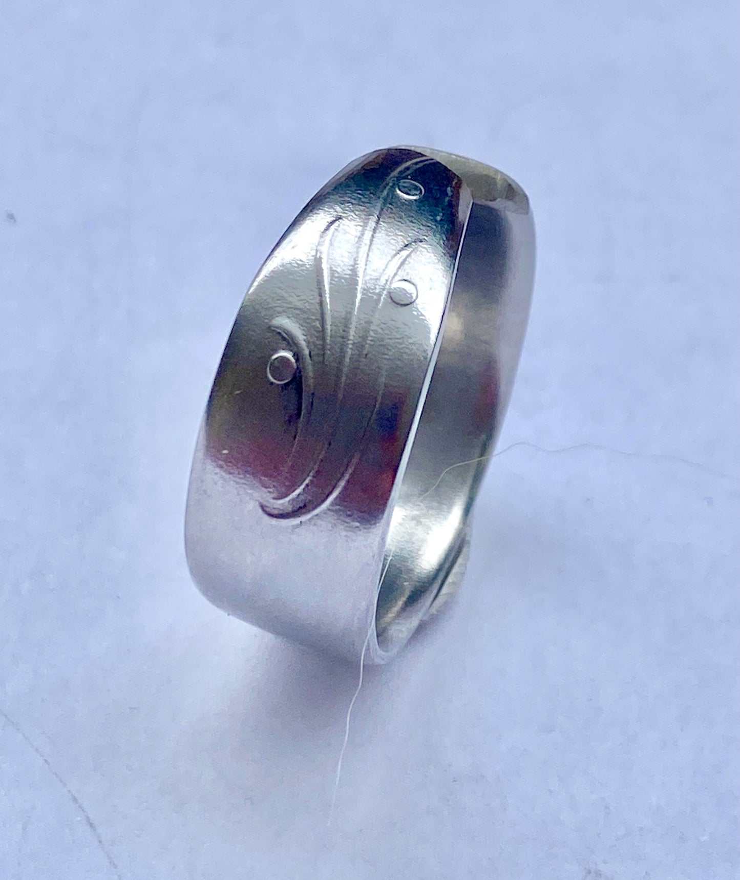 Ring *Knospe* Edelstahl Besteckschmuck