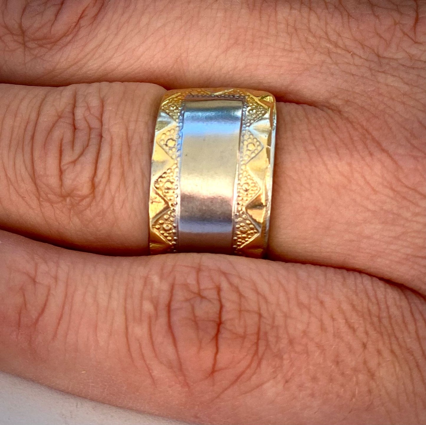 Ring *Triangel* Edelstahl Besteckschmuck