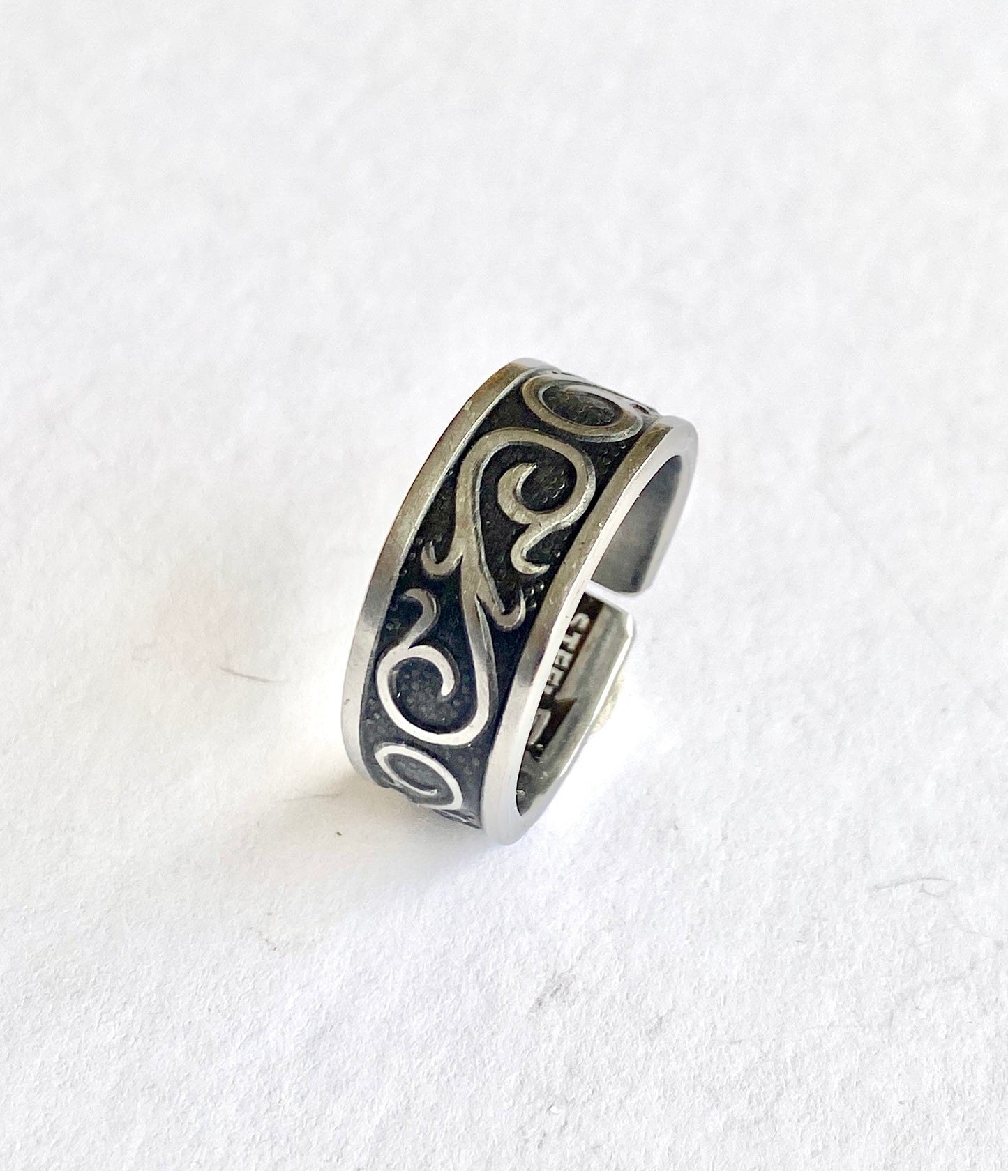 Ring *Oriental* Edelstahl Besteckschmuck