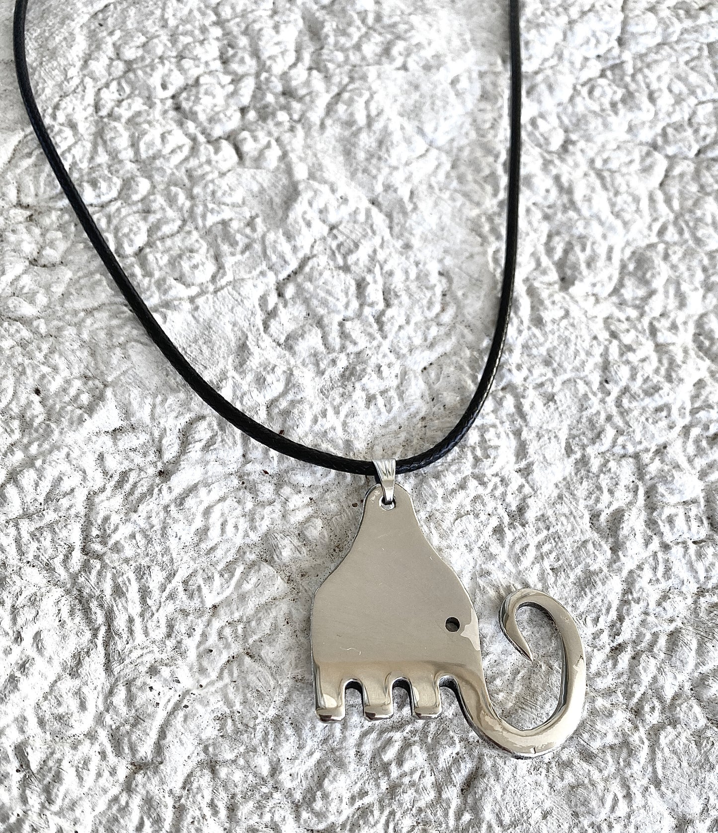 Anhänger *Elefant* Edelstahl Besteckschmuck