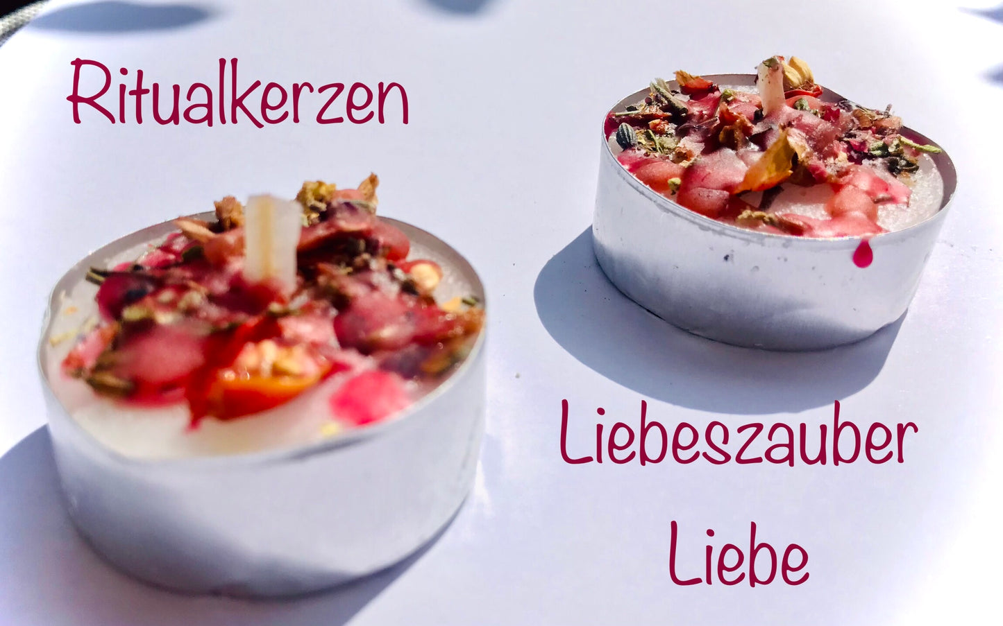 Liebe und Partnerschaft „Liebeszauber“ Kerze