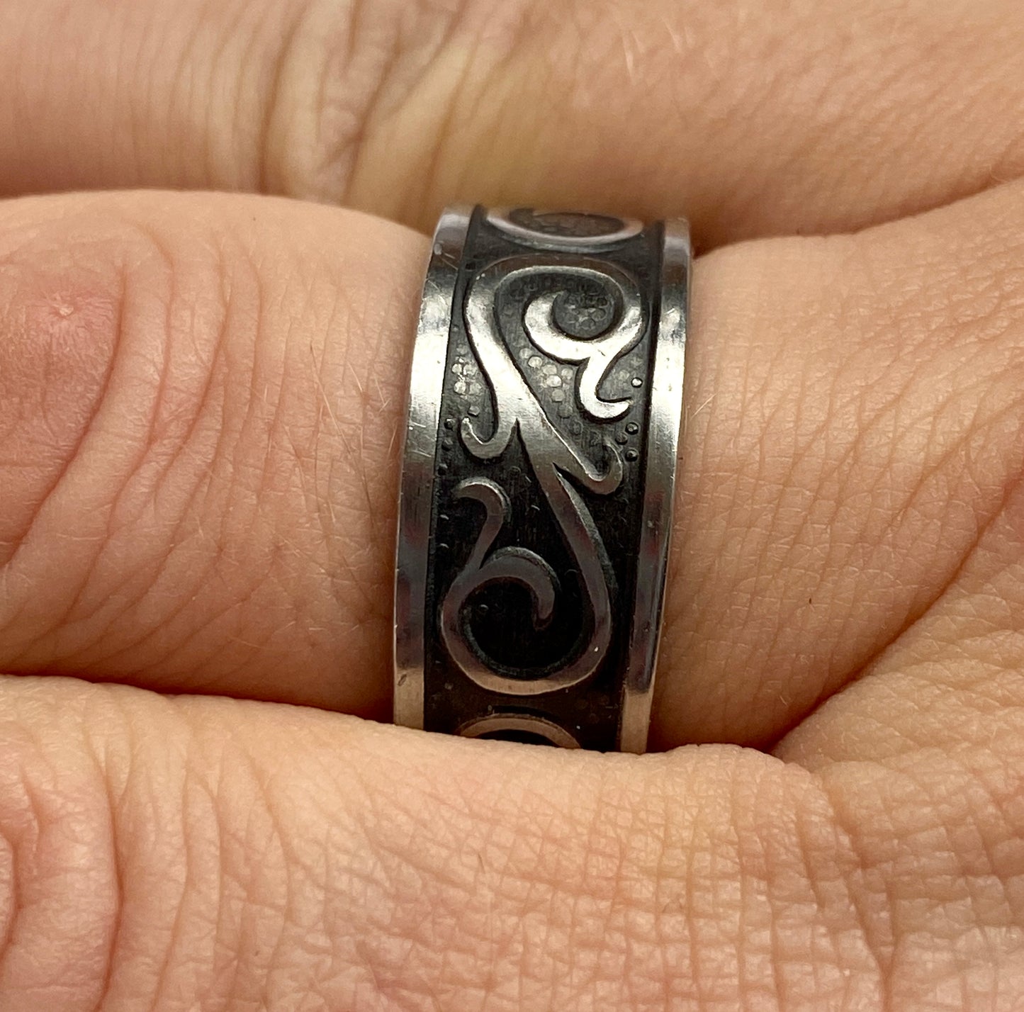 Ring *Oriental* Edelstahl Besteckschmuck