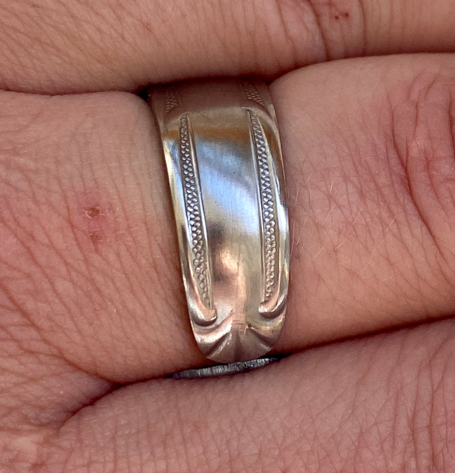 Ring *Old* Edelstahl Besteckschmuck