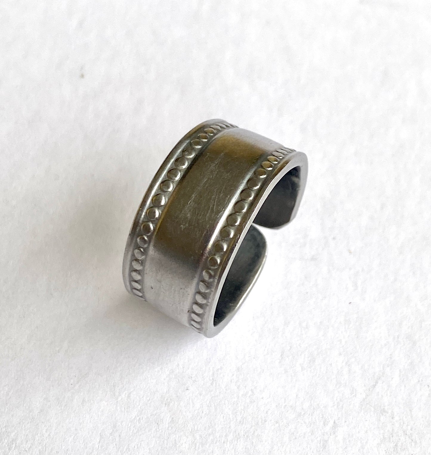 Ring *Angel Eyes* Edelstahl Besteckschmuck