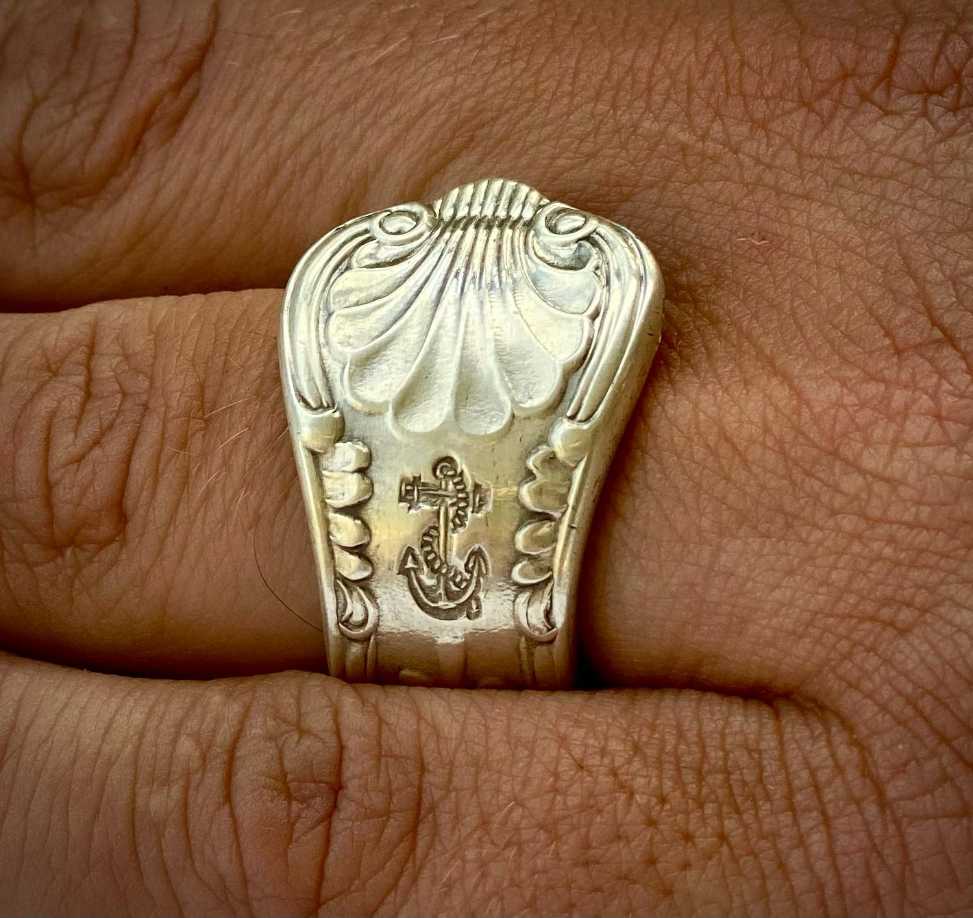 Silberring „Arielle“ echt Silber Besteckschmuck