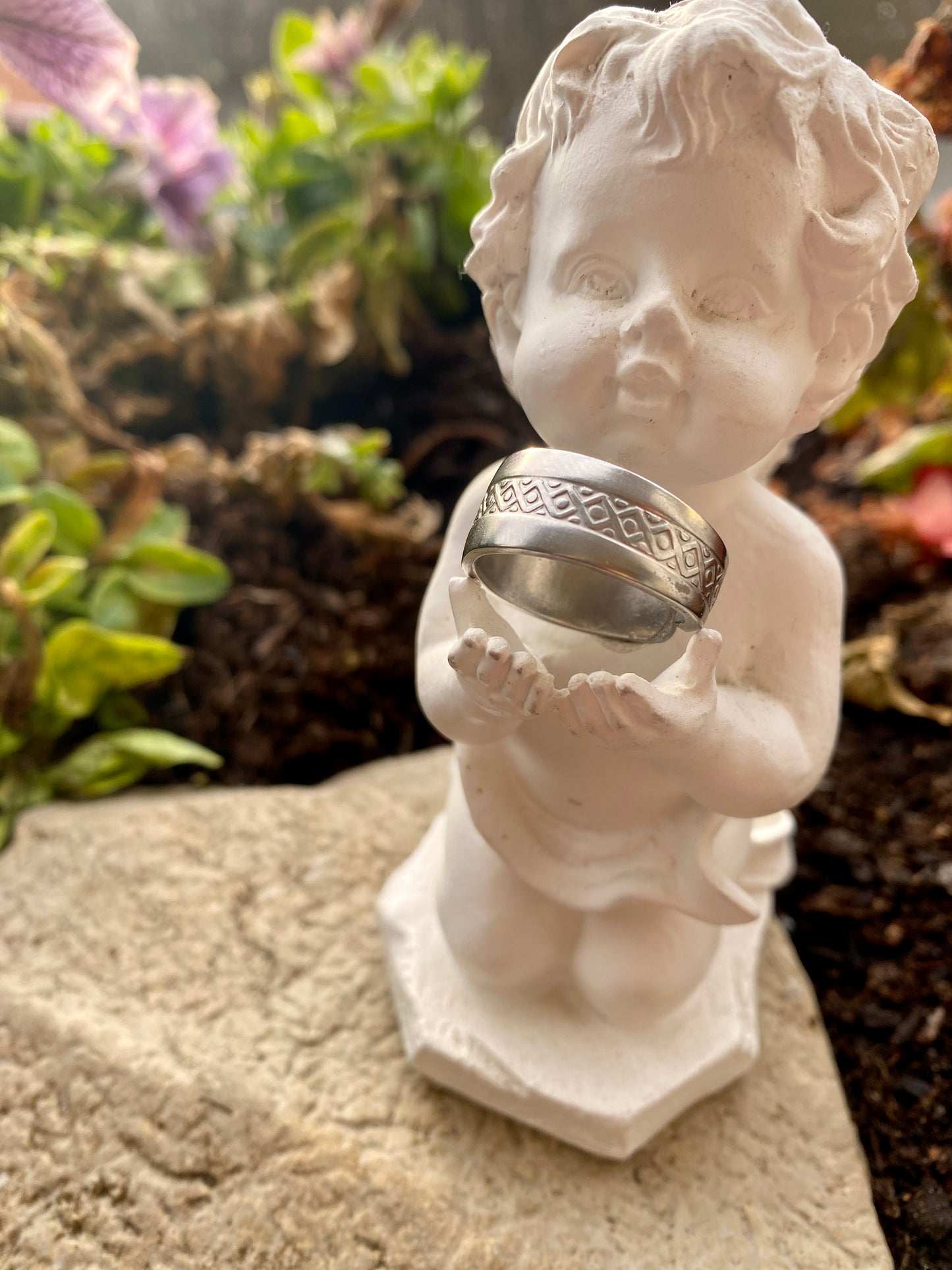 Ring *Silver Belt* Edelstahl Besteckschmuck