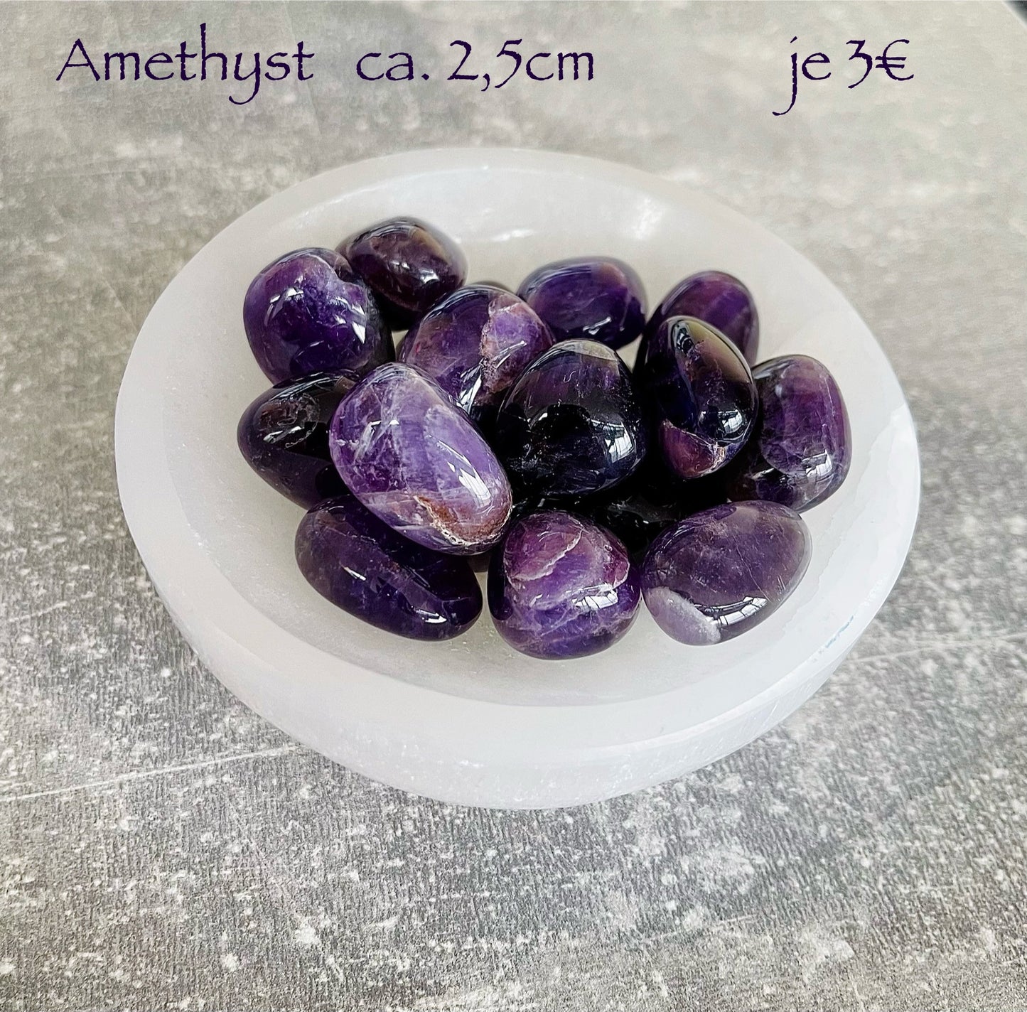 Amethyst Trommelstein 2,5 cm