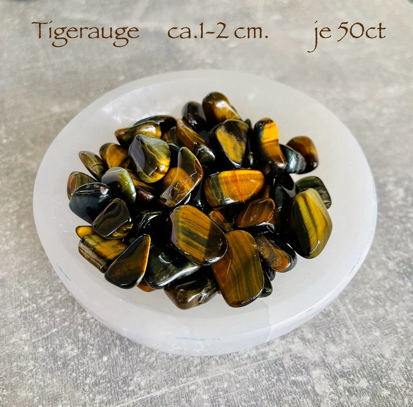 Tigerauge Trommelstein 1-2cm