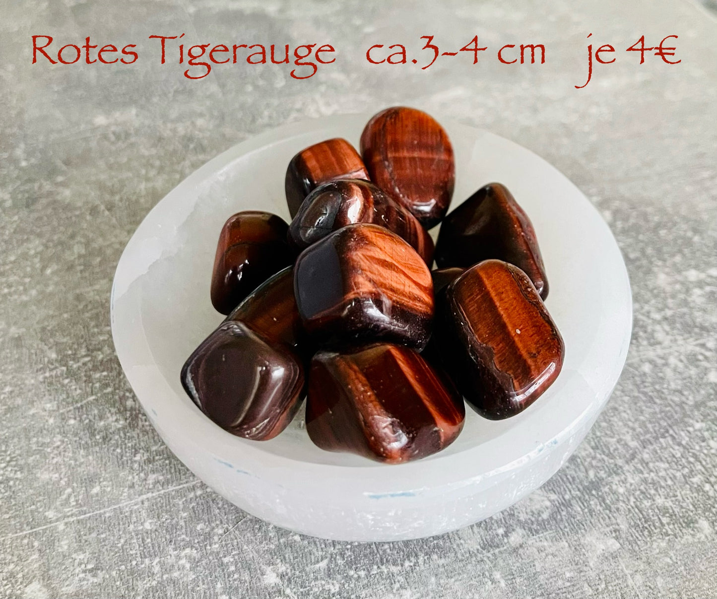 Rotes Tigerauge Trommelstein 3-4cm
