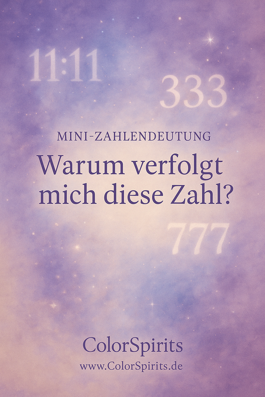 Mini-Zahlendeutung – Warum verfolgt mich diese Zahl?
