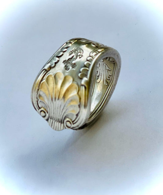 Silberring „Arielle“ echt Silber Besteckschmuck