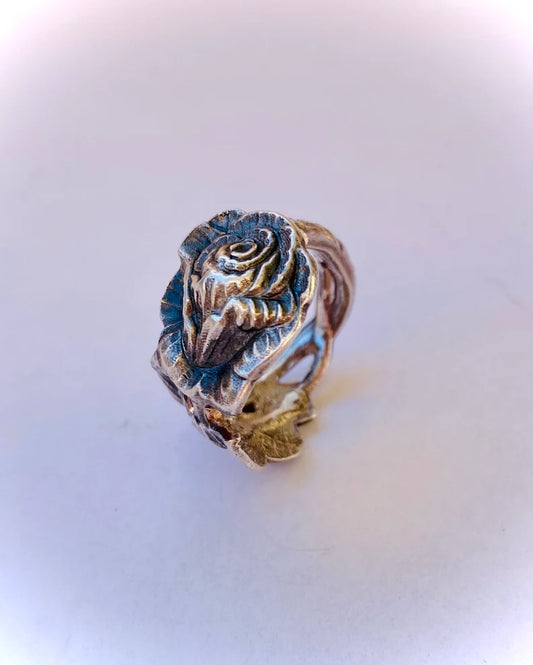 Silberring „Rose“ Ring Besteckschmuck echt Silber