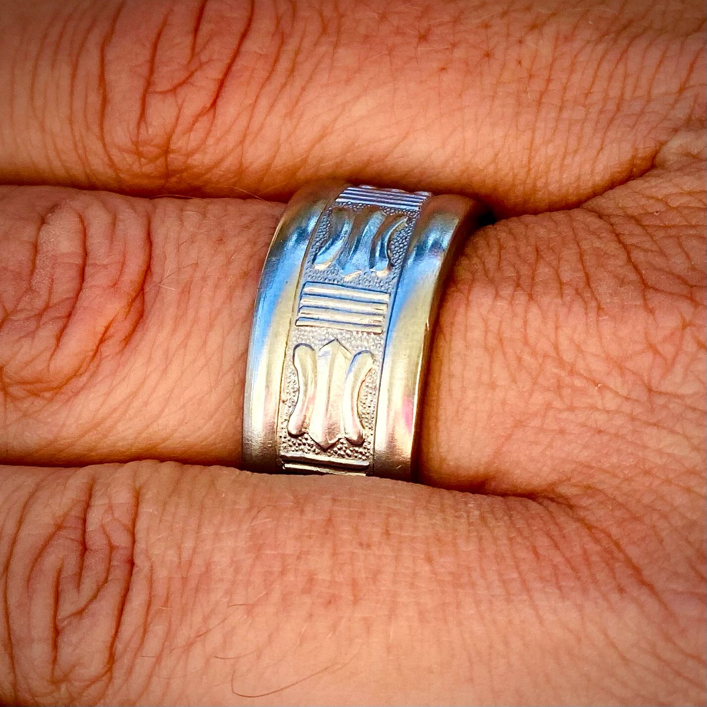 Ring *Zodiac* Edelstahl Besteckschmuck