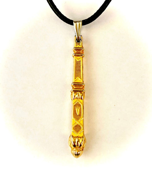Anhänger *Golden Rod* Edelstahl goldoptik  Besteckschmuck
