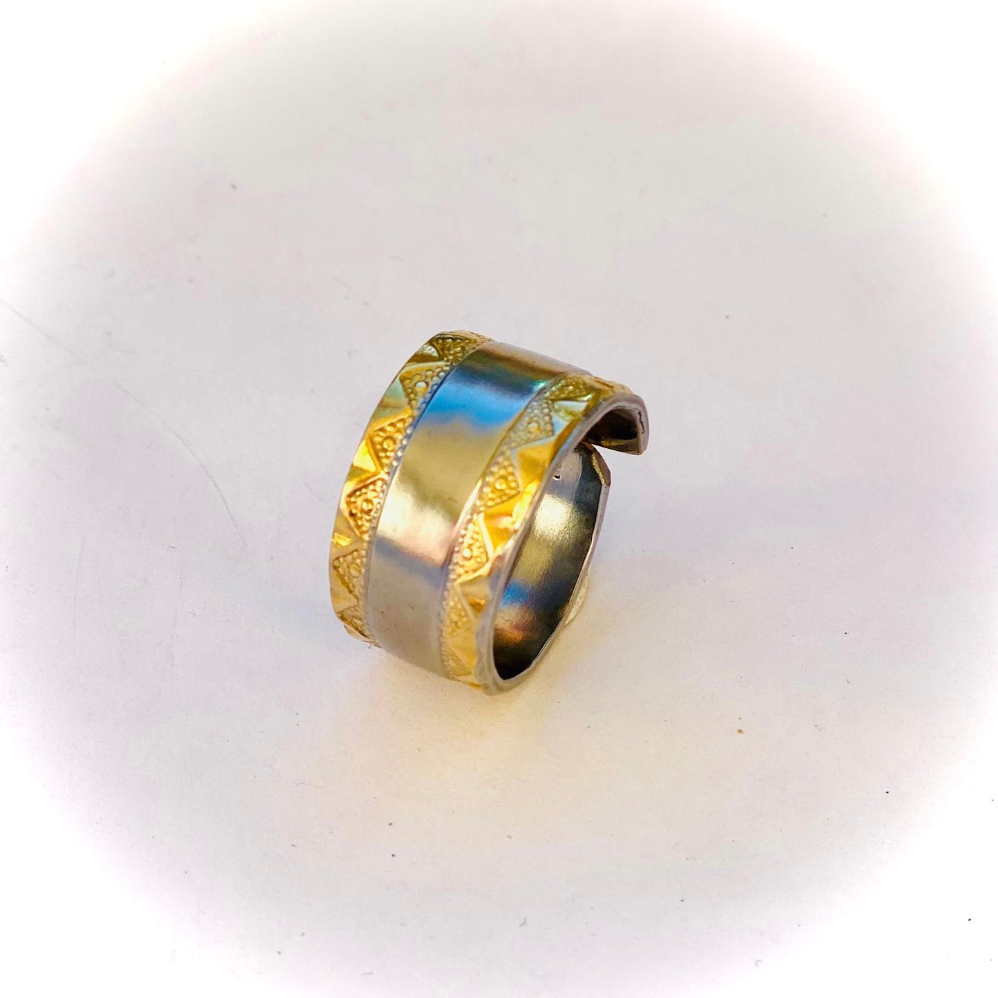 Ring *Triangel* Edelstahl Besteckschmuck