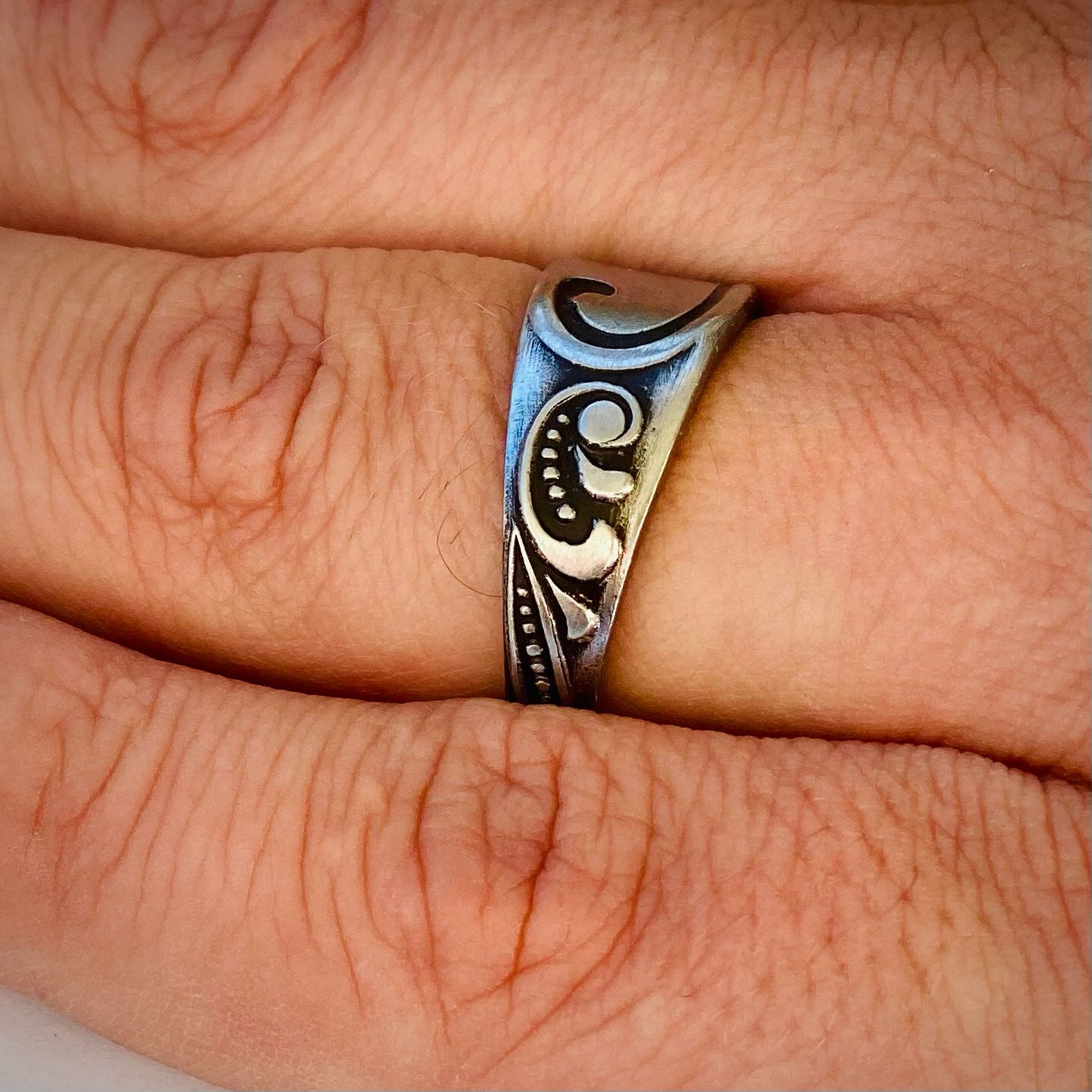 Ring *Wonderland* Edelstahl Besteckschmuck