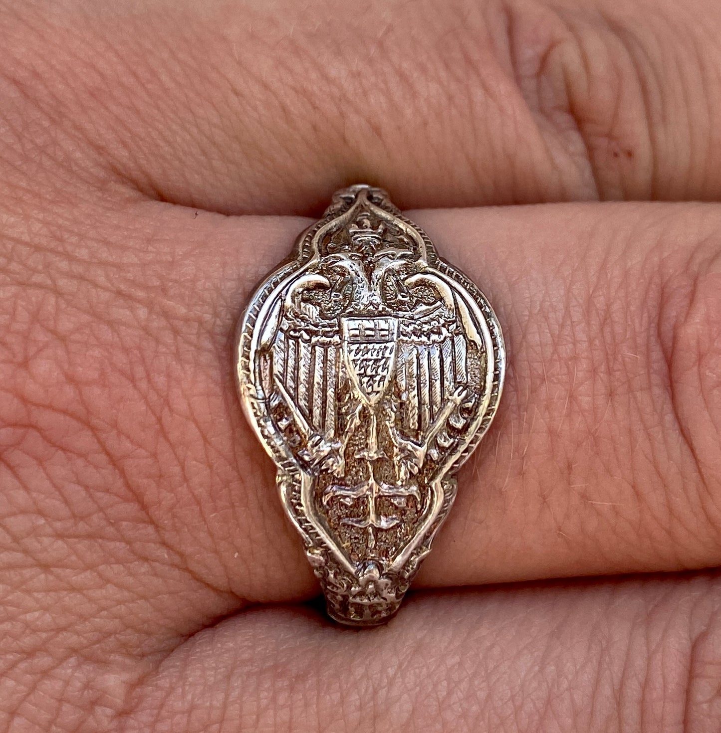 Ring *Silver Shield* Silber Besteckschmuck