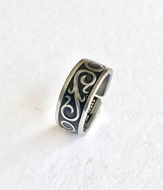 Ring *Oriental* Edelstahl Besteckschmuck