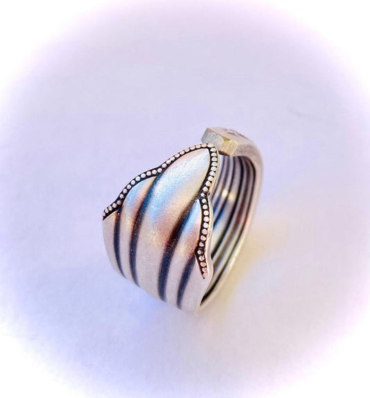 Silberring „Lilie“ Ring Silber Besteckschmuck