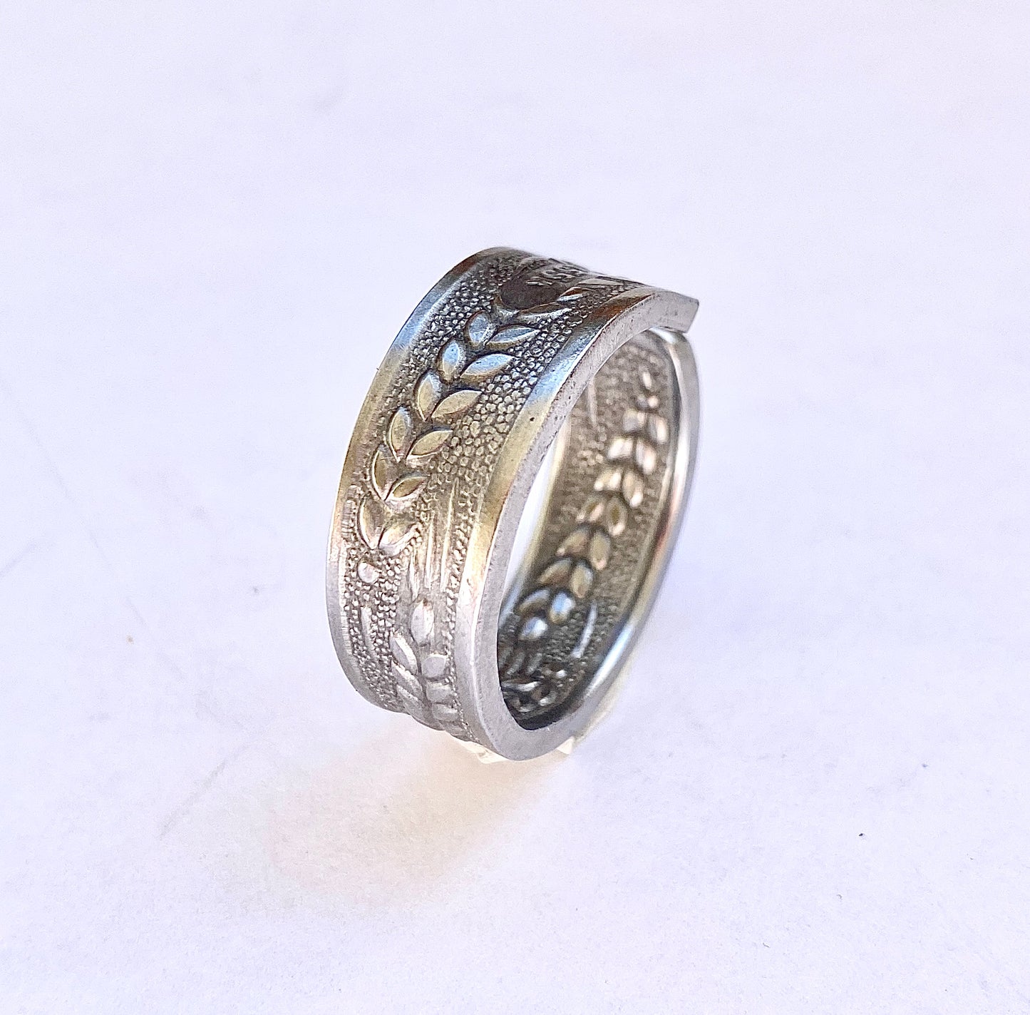 Ring *Wheat* Edelstahl Besteckschmuck