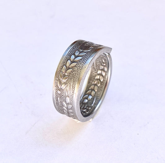 Ring *Wheat* Edelstahl Besteckschmuck