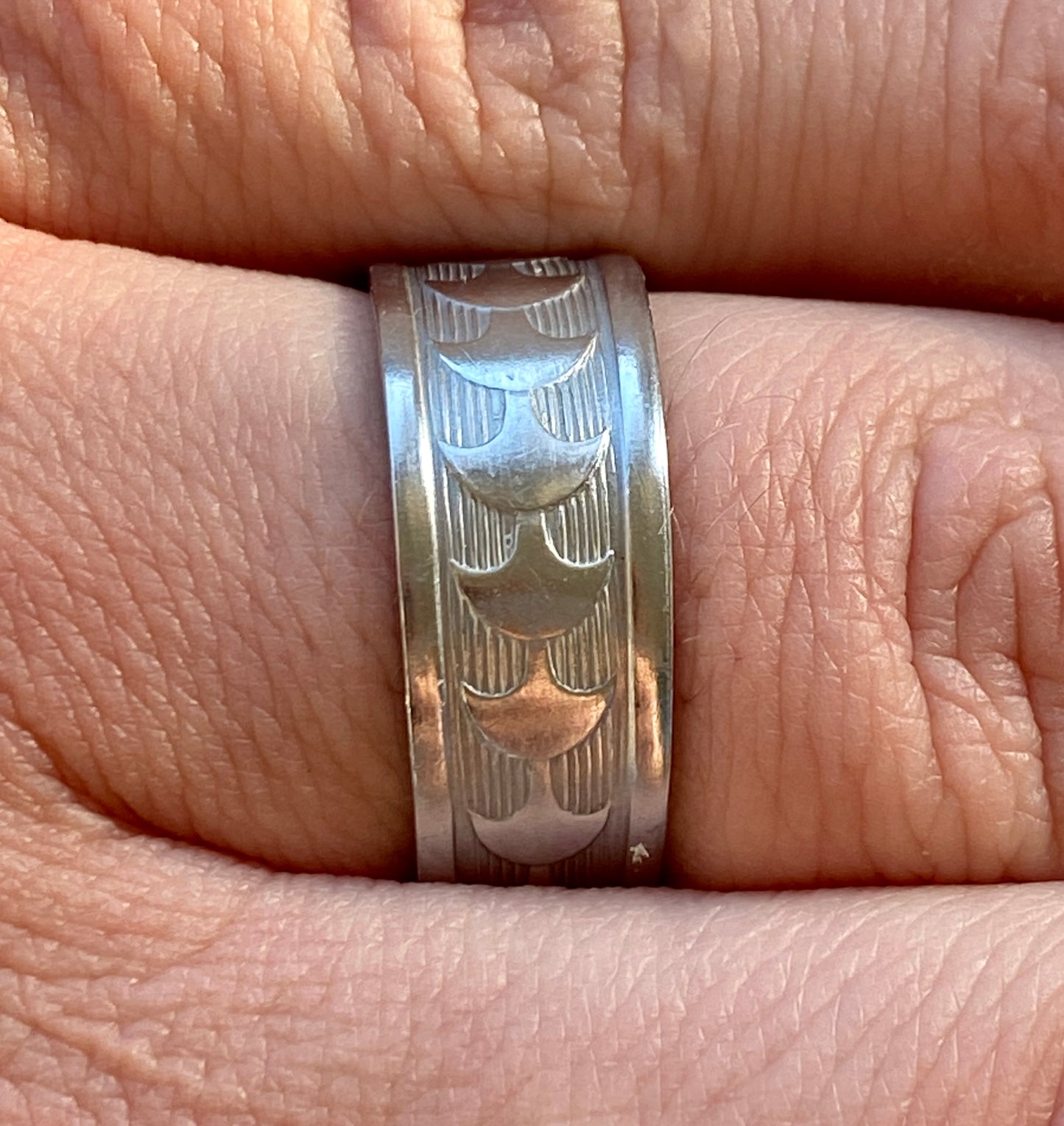 Ring „DDR Nostalgie 3“ Edelstahl Besteckschmuck