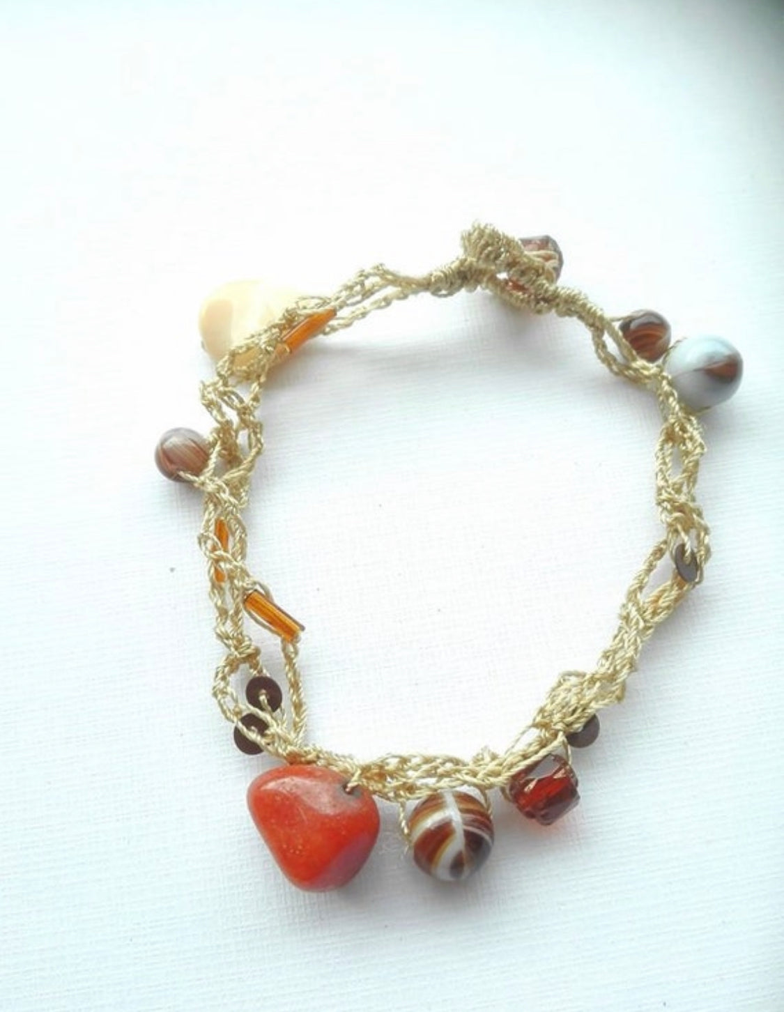 Glasperlen Armband > back to nature <