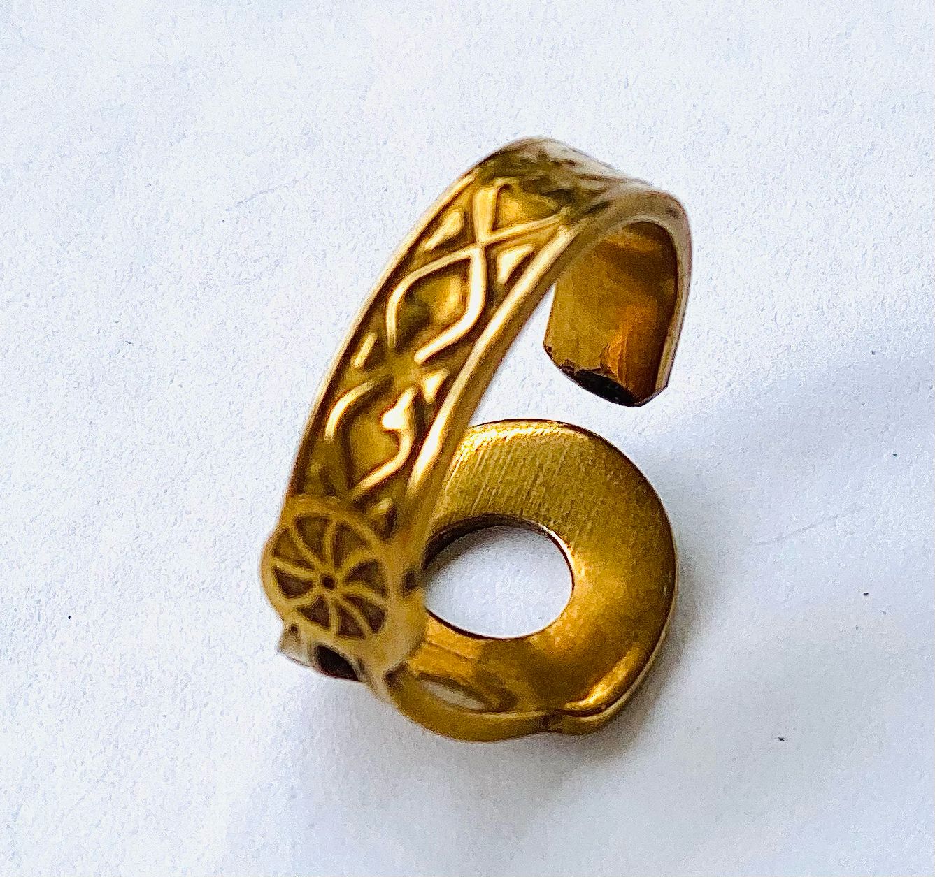 Ring *Wilderness* Edelstahl Besteckschmuck