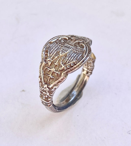 Ring *Silver Shield* Silber Besteckschmuck