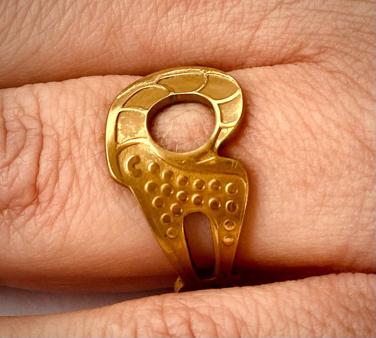 Ring *Wilderness* Edelstahl Besteckschmuck