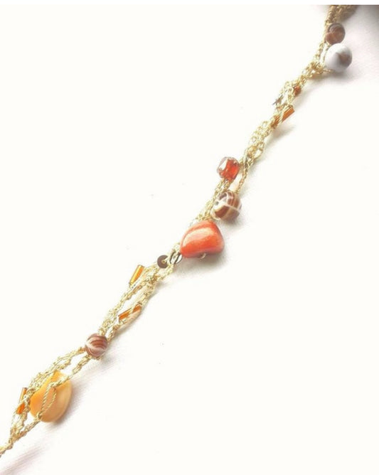 Glasperlen Armband > back to nature <