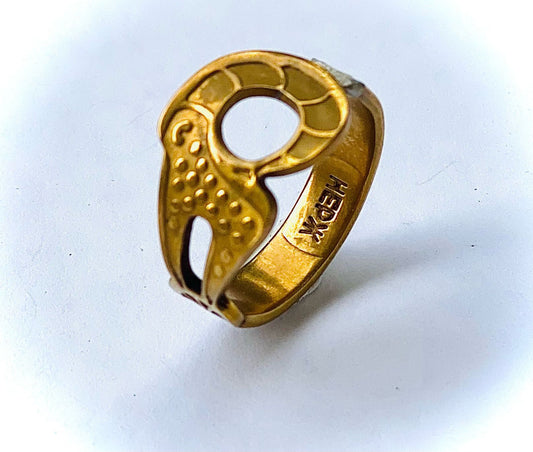 Ring *Wilderness* Edelstahl Besteckschmuck