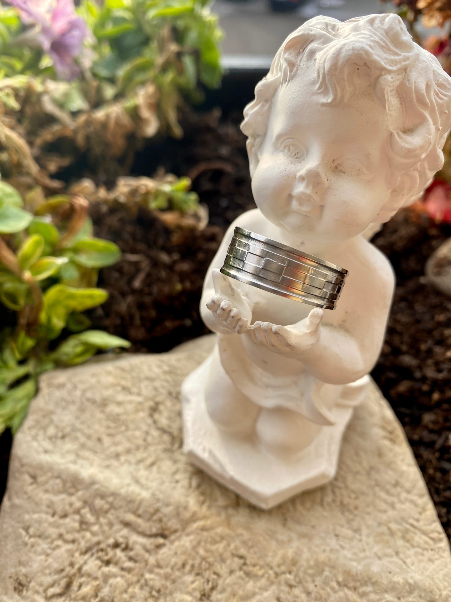 Ring „DDR Nostalgie“ Edelstahl Besteckschmuck
