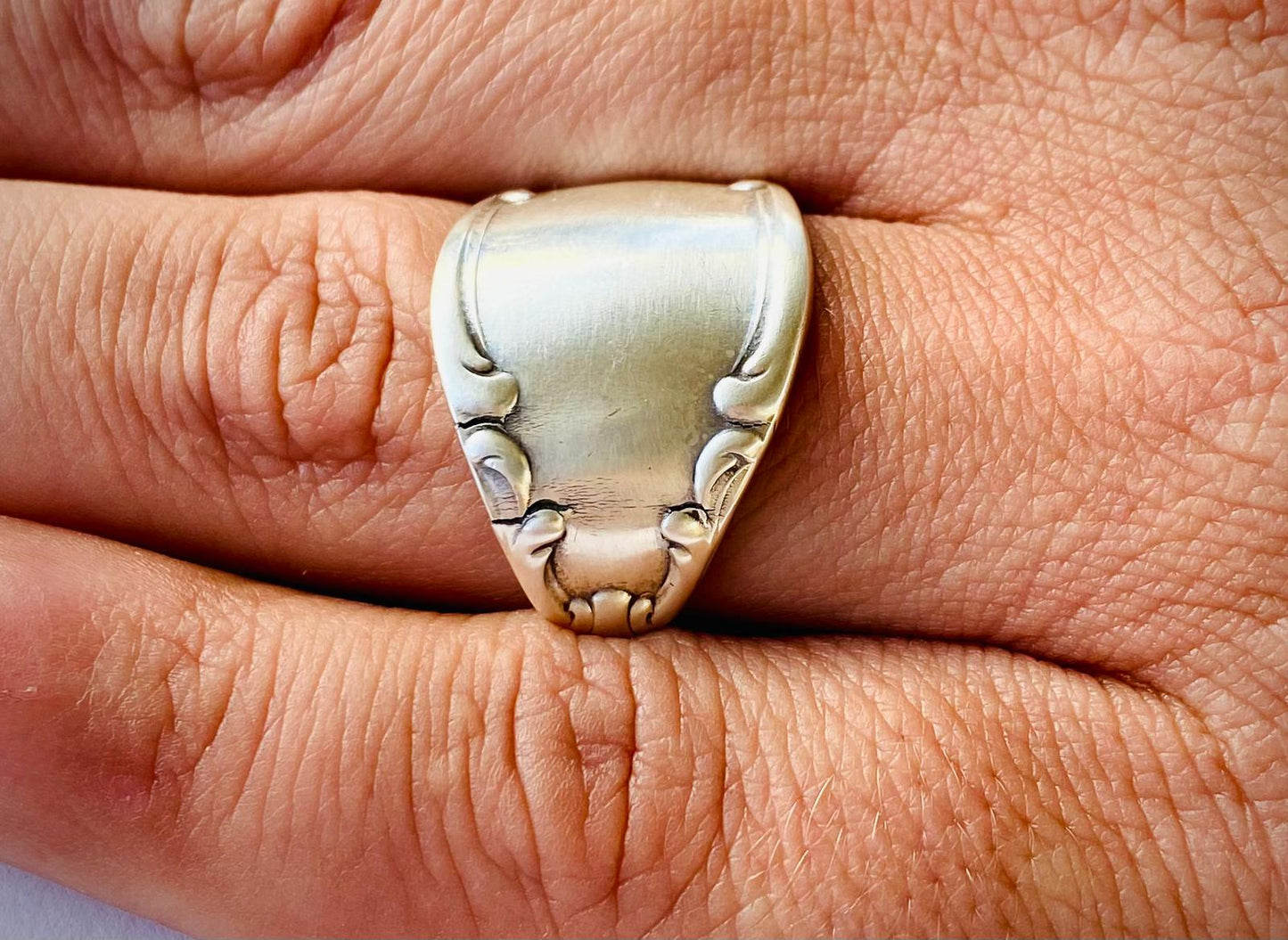 Silberring „Barock“ Ring Silber Besteckschmuck
